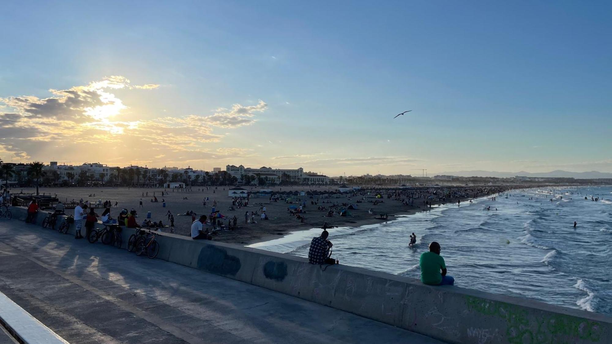 Barco Apartamento Playa Valencia Exteriör bild